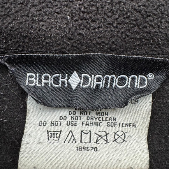 Black Diamond Softshell Jacket Men's Size M Black Full Zip Outdoor Performance - Picture 3 of 14